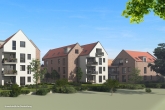 Haus 1 & Haus 2 Süd-Ost- Ansicht - Exklusive Neubau-Eigentumswohnung