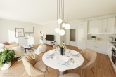 Beispiel Wohnzimmer - Exklusive Neubau-Eigentumswohnung