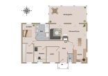 Grundriss - Erdgeschoss - Bungalow in Drage