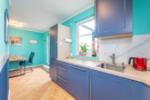 Moderne Einbauküche - 3-Zimmer-Penthouse mit zwei Dachterrassen