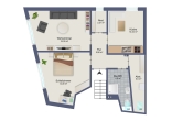 Grundriss - Zentral gelegene Singlewohnung