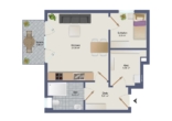 Grundriss - Seniorenwohnung mit Serviceangebot!