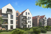 Haus 2 & 3 Rückansicht - Rollstuhlgerechte Wohnung mitten in Winsen