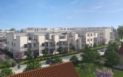 Straßenansicht Visualisierung - Servicewohnen für Senioren mit traumhafter Dachterrasse!