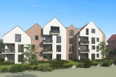 Haus 3 Süd-Ost-Ansicht - Die perfekte 2 Zimmer-Wohnung