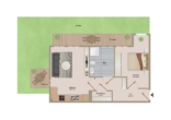 Grundriss - Attraktive Wohnung mit Garten in Ashausen