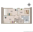 Grundriss Dachgeschoss - Ihr Zuhause mit viel Platz!