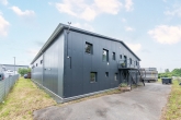 Rückansicht - Gewerbe-, Lager- oder Werkstatthalle inklusive Büro!