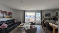 Wohn- und Essbereich - Exklusive Dachgeschosswohnung mit Panoramablick und Sonnenbalkon