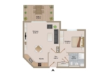 Grundriss - Moderne Seniorenwohnung mit Wohlfühlcharakter und Citynähe