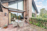 Terrasse mit Kamin außen - Großzügigkeit am Elbdeich!